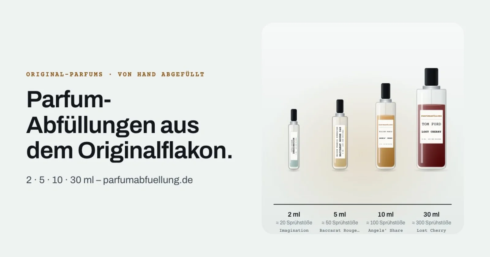 Was ist eine Parfum-Abfüllung?